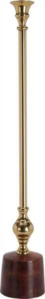 CANDELIERE LEGNO/METALLO 56CM