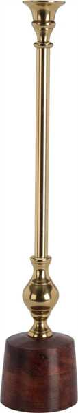 CANDELIERE LEGNO/METALLO 45CM