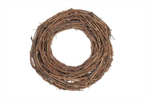CORONA DI LEGNO D'UVA NATURAL DIAM50X50X9CM