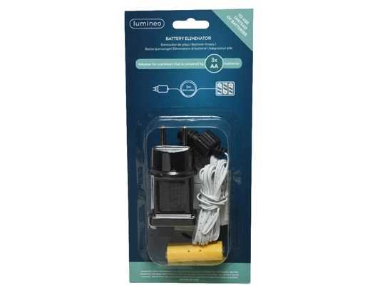 ELIMINATORE DI BATTERIE 1P 3XAA INDOOR 2,7W C/CAVO 3MT