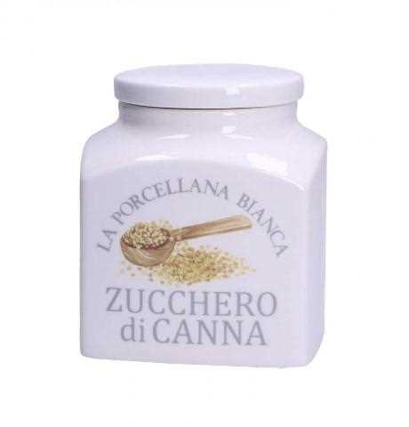 BARATTOLO PORCELLANA ZUCCHERO DI CANNA 1,1L GIFT BOX