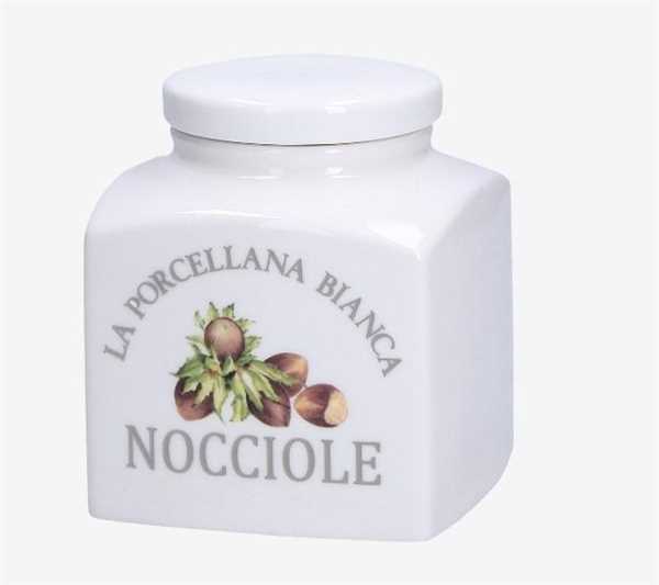 BARATTOLO PORCELLANA DECO NOCCIOLE 0,5LT GIFT BOX