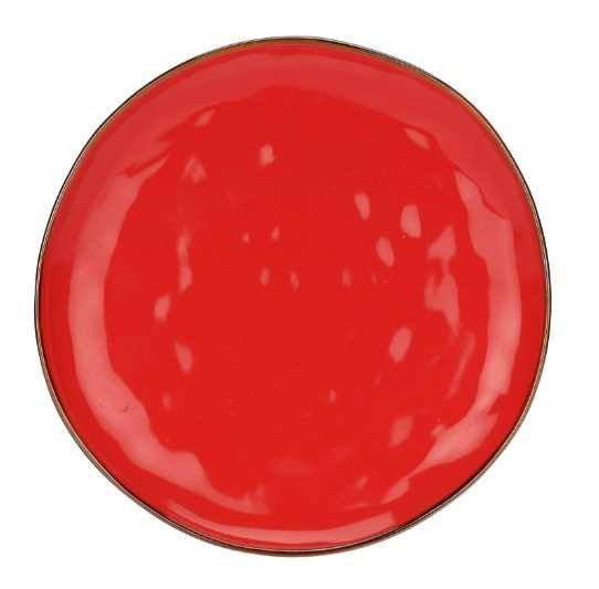PIATTO FRUTTA CERAMICA CORALLO 20CM CONCERTO ROSE&TULIPANI