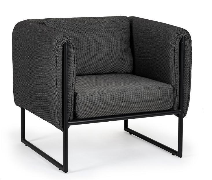 POLTRONA C-C PIXEL ANTRACITE 76X74X72CM
