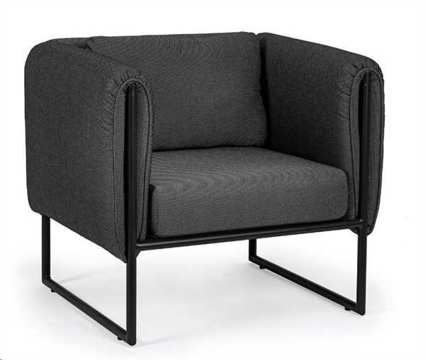 POLTRONA C-C PIXEL ANTRACITE 76X74X72CM