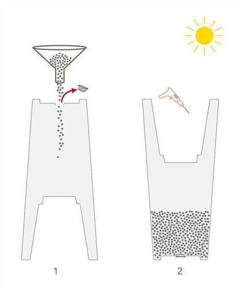 VASO KUBE HIGH 30 GRANITO CM 30XH.70RESINA