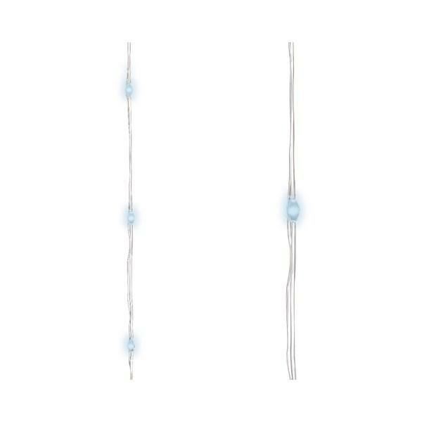 MICROLED 480LED L.FREDDA 24MT FILO SILVER IP44 8FUNZIONI