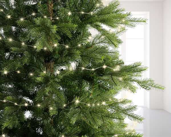 MICROLED 480LED BIANCO CALDO 24MT FILO SILVER IP44 8FUNZIONI