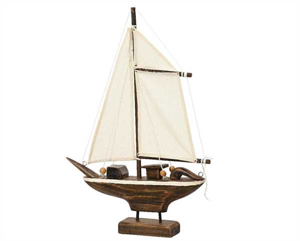 BARCA LEGNO DI PINO CM.28X5X41 NATURALE