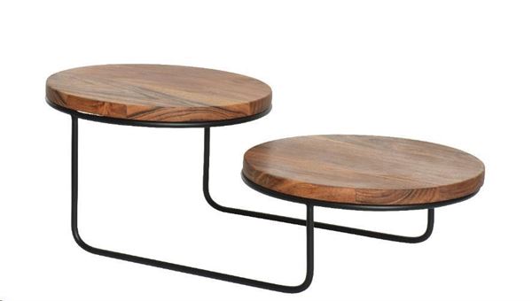 CAKE STAND ACACIAWOOD W25.50-H17.00CM NATURAL