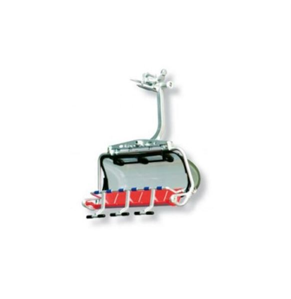 SEGGIOLA 6 POSTI ROSSO/GRIGIO