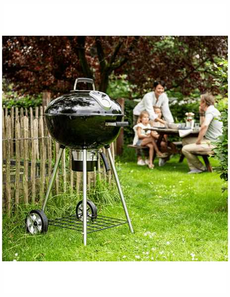 BARBECUE DA ESTERNO GRIGLIA A CARBONELLA NERO CM.59X70XH112