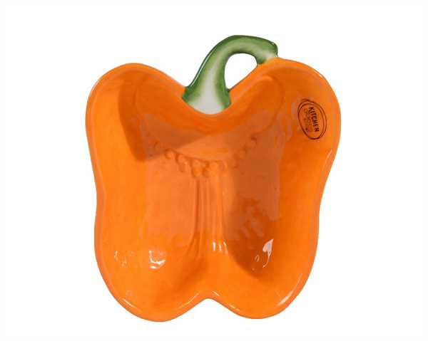 CIOTOLA PEPERONE ARANCIONE CM.16X13X5H.