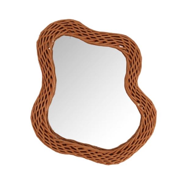 SPECCHIO CORNICE IN SALICE CM.36X38X3