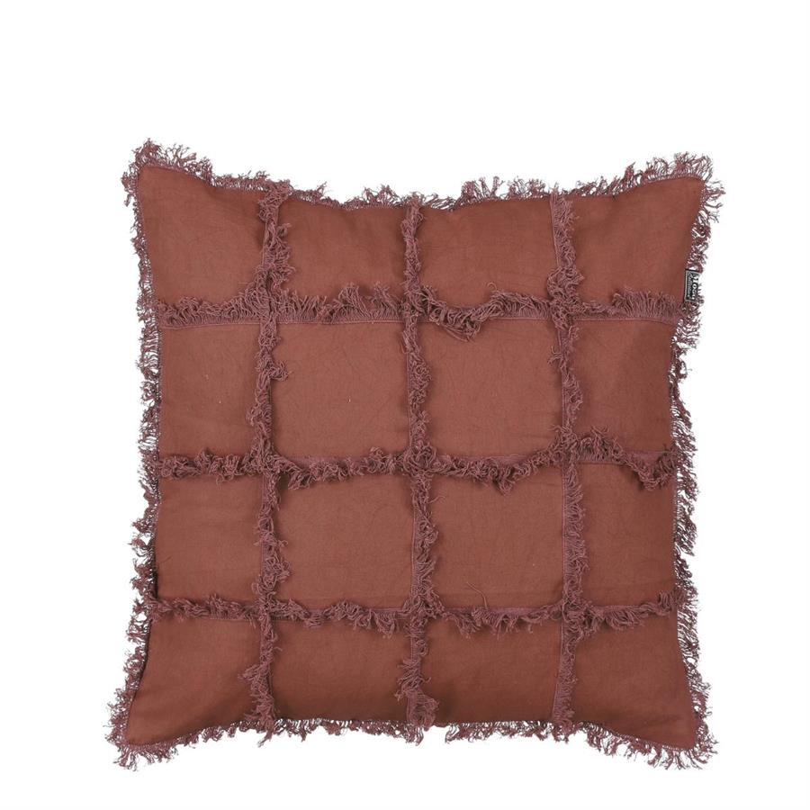 CUSCINO KENNETH L50XW50XH10CM MARRONE