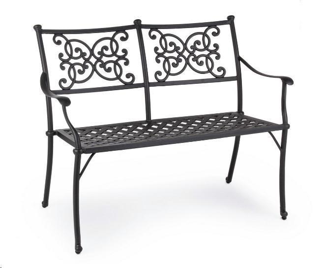PANCA GIGLIO ANTRACITE CM.110X59X85H.