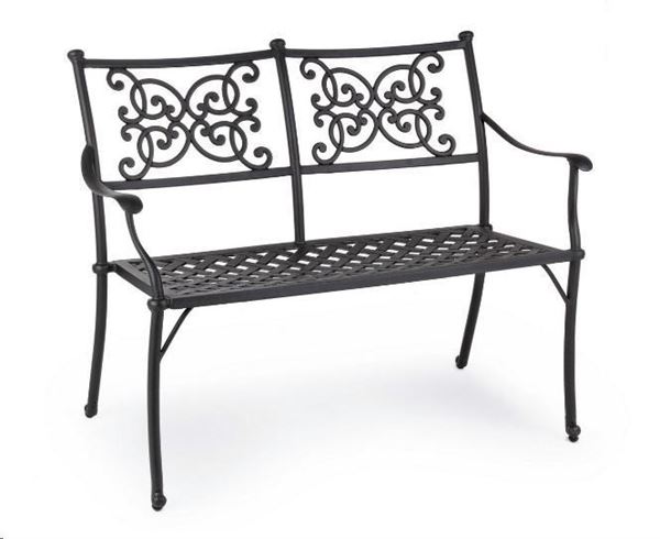 PANCA GIGLIO ANTRACITE CM.110X59X85H.