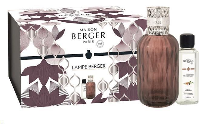 LAMPE BERGER QUINTESSENCE PRUNE CON 250ML BLE' D'OR