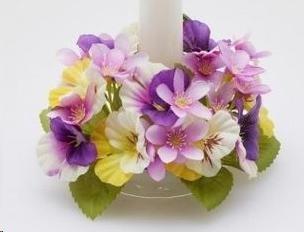 CORONA PANSE' D.12 CM VIOLET MIX