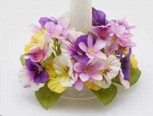 CORONA PANSE' D.12 CM VIOLET MIX