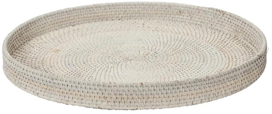 VASOIO RATTAN D.CM.50 BIANCO