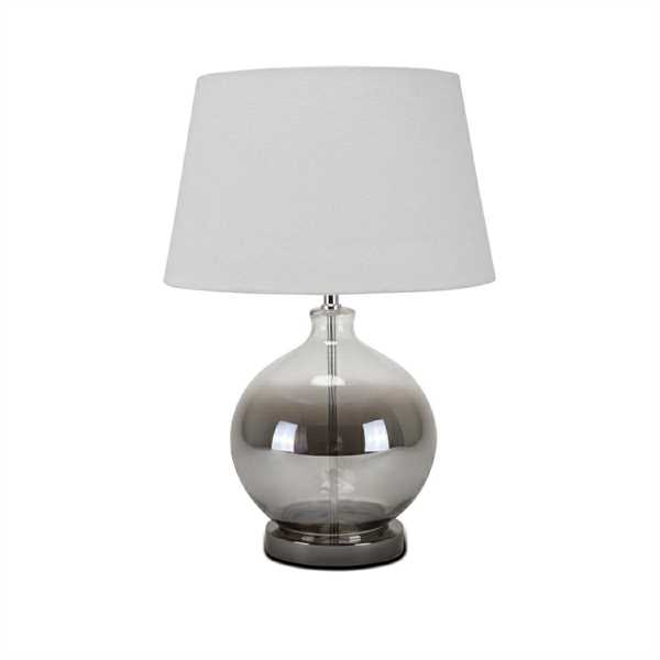 LAMPADA FUSION VETRO FUME' SFERICA Ø35 H.49CM.