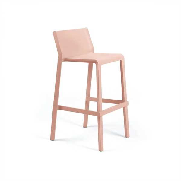 SGABELLO DA ESTERNO POLIPROPILENE TRILL ROSA CM.97H/76h