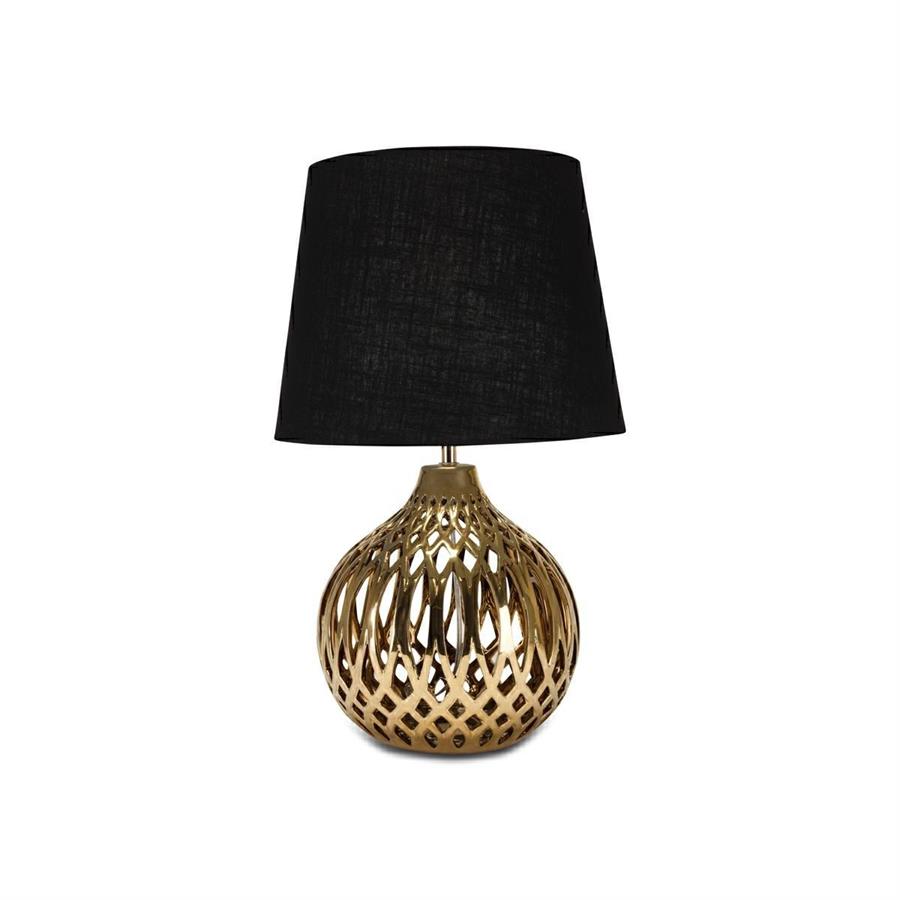 LAMPADA SFERICA FUSION ORO Ø34 H.54CM.