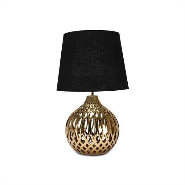 LAMPADA SFERICA FUSION ORO Ø34 H.54CM.