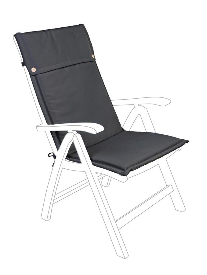 CUSCINO OLEFIN ANTRACITE SCHIEN ALTO CM.50X120X3h