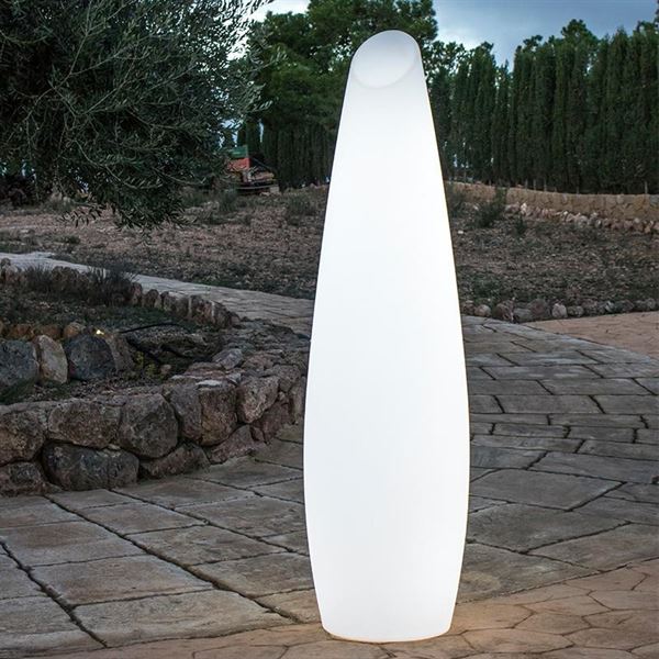 LAMPADA DA TERRA FREDO RICARIC. USB RGB+BIANCO CM.Ø29,5XH139