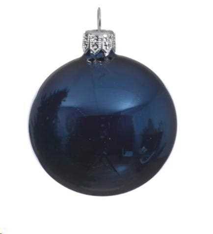 PALLINA NATALE VETRO DIA15CM NIGHT BLUE LUCIDA