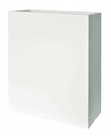 VASO CASSETTA DA ESTERNO KUBE TOWER BIANCO CM.70X30XH90