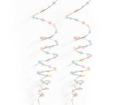 MICROLED A BATTERIA 100LED EXTRA DENSE MULTICOLOR 1.59MT