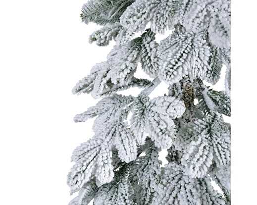 ALBERO NATALE ALPINE FIR INNEVATO BASE PIATTA CM Ø50 H210