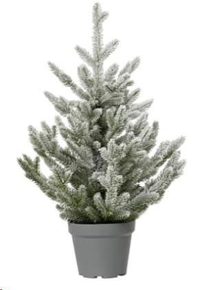 ALBERO DI NATALE NORWAY MINI INNEVATO CM Ø53 H75