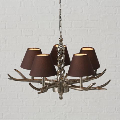 LAMPADARIO C/CORNA D.61 H.48 CM