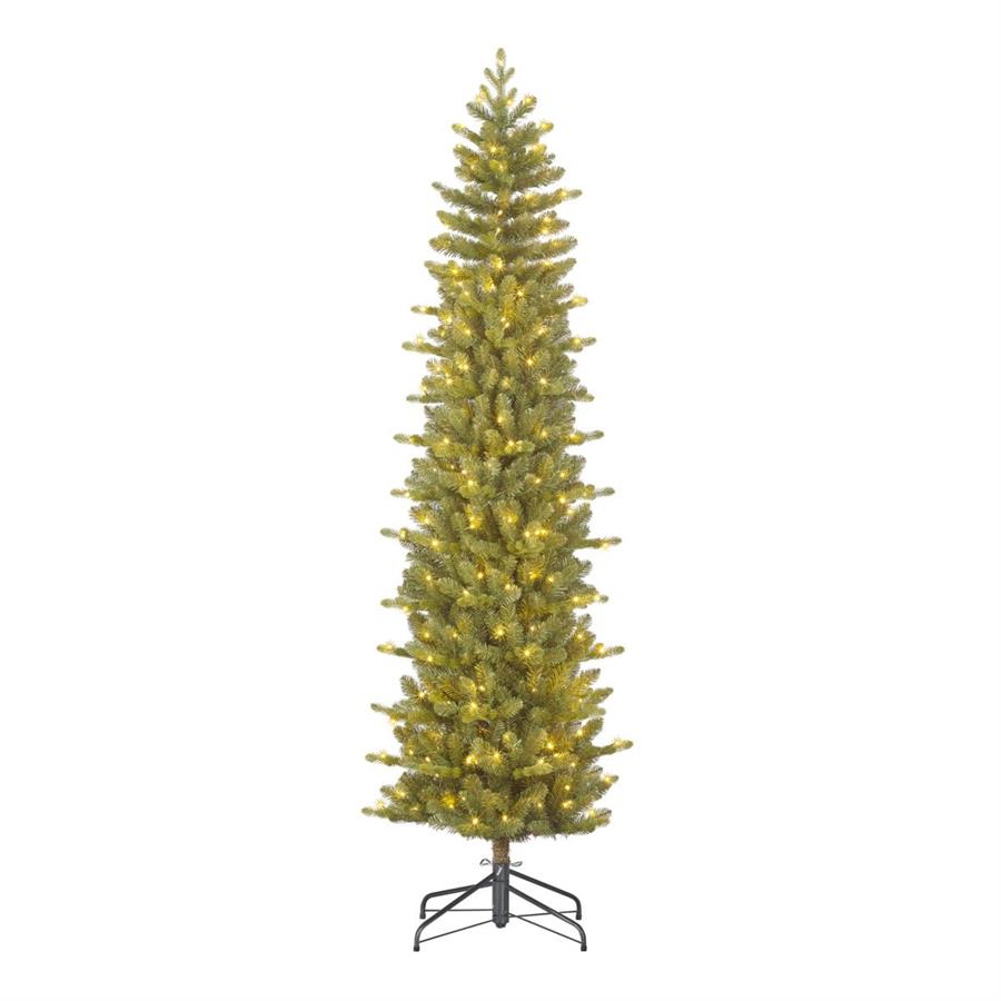 ALBERO NATALE HARMA PILAR VERDE 300LED L.CALDA CM Ø73 H260