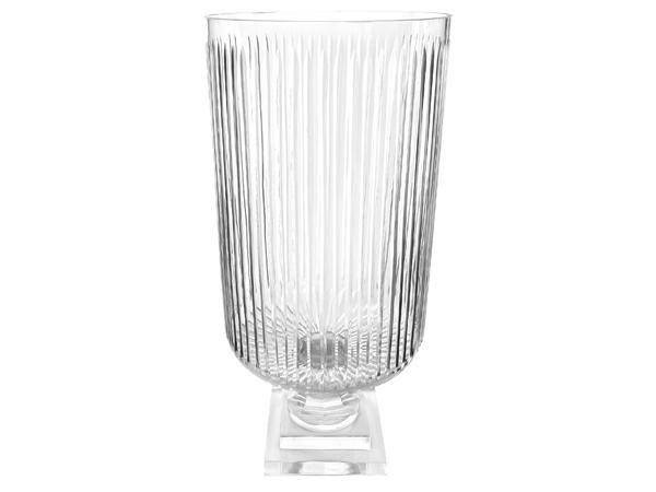 PORTACANDELA CRISTALLO LINE D20XH44CM