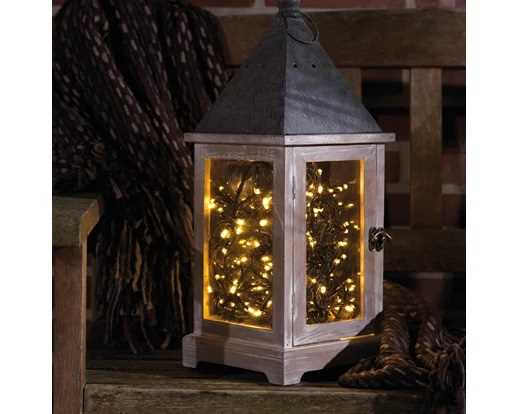 LUCI BATTERIA CLUSTER 192LED L.CALDA 4,7MT FILO NERO OUTDOOR