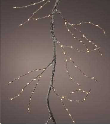 GHIRLANDA RAMO 165 MICROLED IN PVC LUCE CALDA CM.150.H