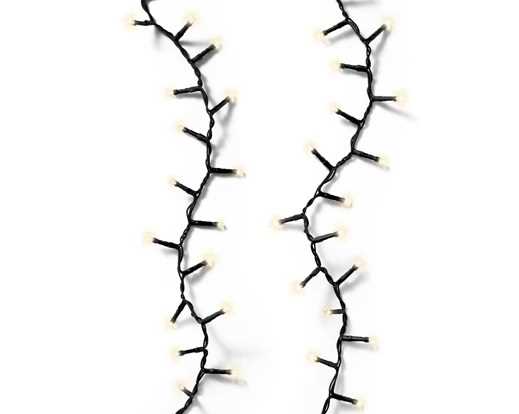 LUCI BATTERIA COMPACT 600LED L.CALDA 14,9MT F. NERO OUTDOOR