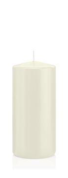 CANDELA A TESTA PIATTA CELLOFAN CM.15X6,8 AVORIO
