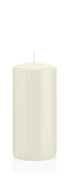 CANDELA A TESTA PIATTA CELLOFAN CM.15X6,8 AVORIO