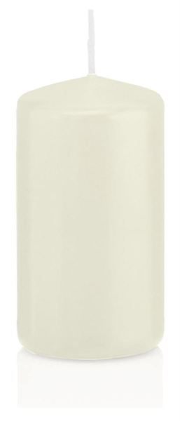 CANDELA A TESTA PIATTA CELLOFAN CM.20X9,8 AVORIO