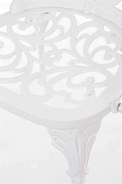 SEDIA CON BRACCIOLI ESTERNO VICTORIA BIANCO CM.57,5X58XH87,5