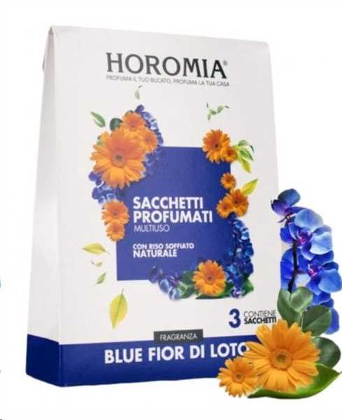 SACCHETTI PROFUMATI3PZ. BLUE FIOR DI LOTO