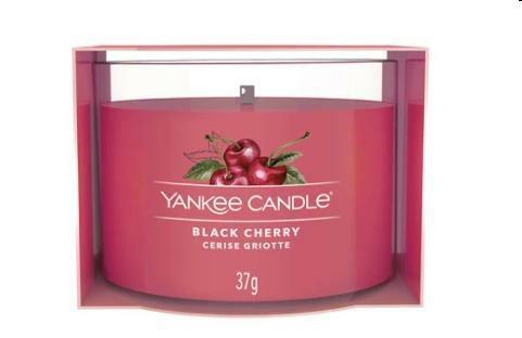 FILLED VOTIVE BLACK CHERRY