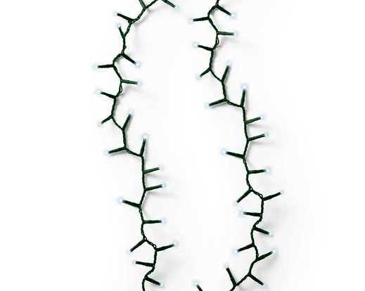 CATENA LUCE FREDDA 500LED COMPACT 11M FILO VERDE IP44 T+8FUN