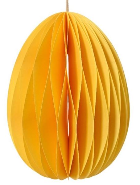 EGG PAPER FSC 100% YELLOW DIA17CM X ALT.22CM
